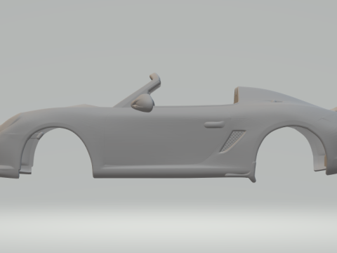 PORSCHE BOXSTER SPYDER Modèles 3D en vedette
