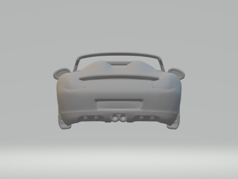 PORSCHE BOXSTER SPYDER Modèles 3D en vedette