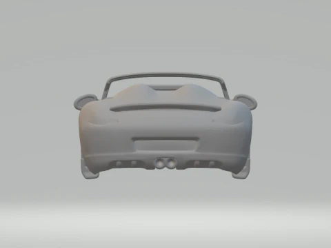 PORSCHE BOXSTER SPYDER 3D Print Model