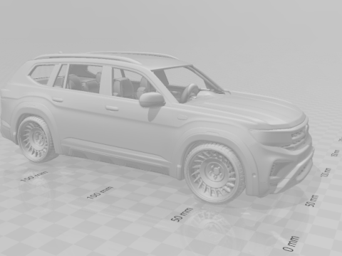 Volkswagen Atlas 3D प्रिंट मॉडल
