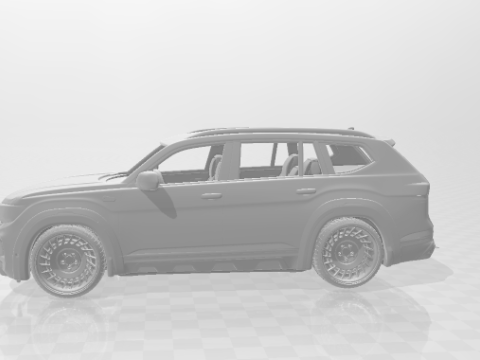 Volkswagen Atlas Modèles 3D en vedette