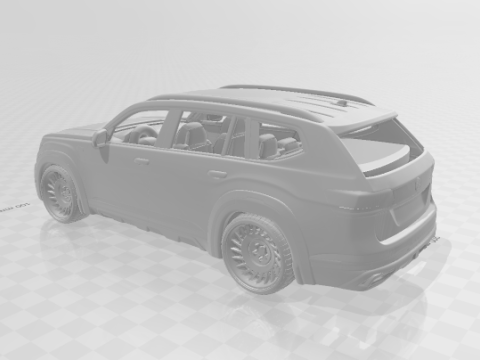 Volkswagen Atlas Modèles 3D en vedette