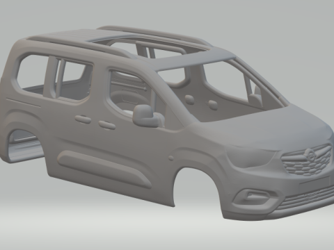 Opel combo 3Dプリントモデル