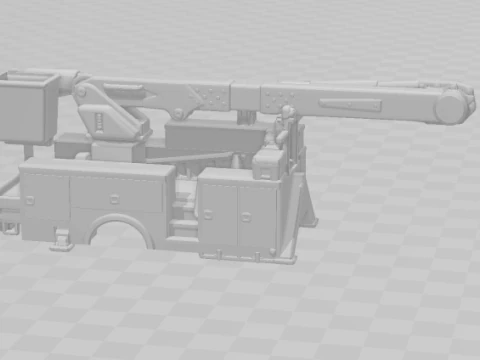 车身电器保养1-87 3D 打印模型