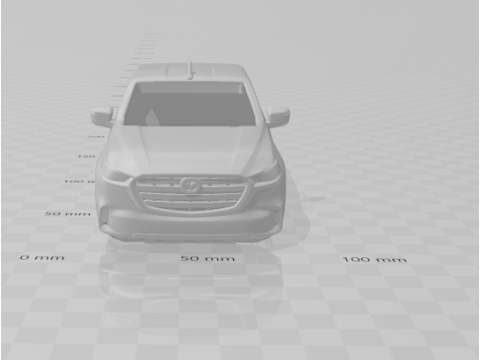 Mazda bt 50 3D प्रिंट मॉडल