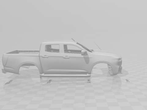 Mazda bt 50 3D प्रिंट मॉडल