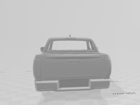 Mazda bt 50 3D प्रिंट मॉडल