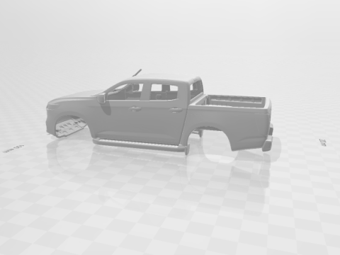 Mazda bt 50 3D प्रिंट मॉडल
