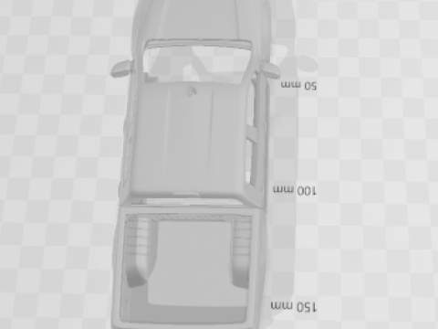 Mazda bt 50 3D प्रिंट मॉडल