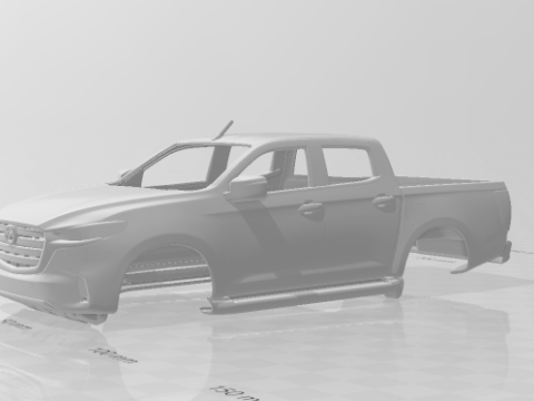 Mazda bt 50 3D प्रिंट मॉडल