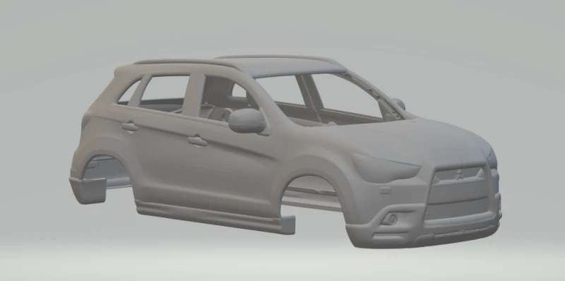 Mitsubishi asx 3D Print Model .c4d .max .obj .3ds .fbx .stl .blend 
