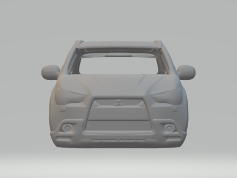Mitsubishi asx Model Cetak 3D