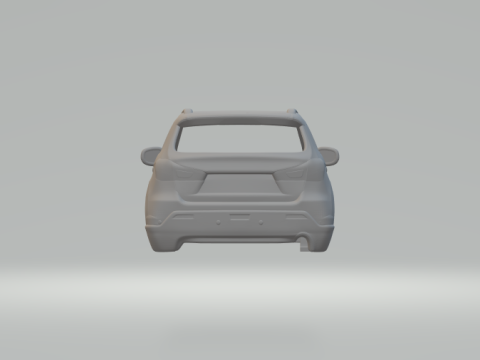 Mitsubishi asx Model Cetak 3D