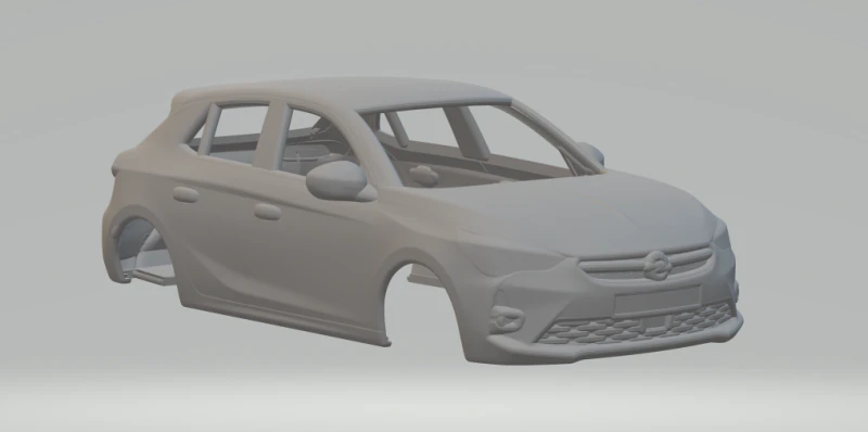 Opel corsa 3D Print Model .c4d .max .obj .3ds .fbx .stl .blend 
