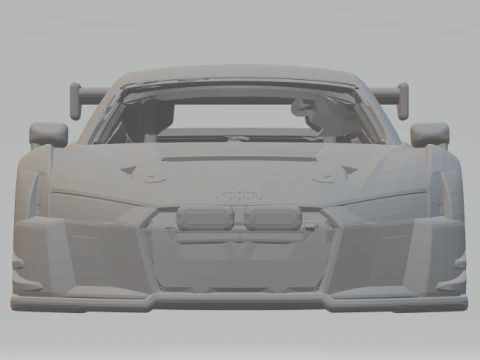 Audi r8 race car 3D Print Model