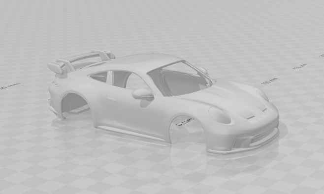 Porsche 911 gt3 Modello di stampa 3D .c4d .max .obj .3ds .fbx .stl .blend 