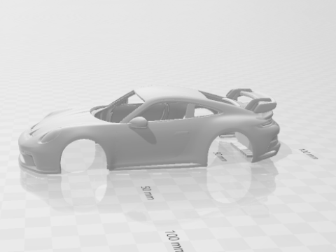 Porsche 911 gt3 Modello di stampa 3D