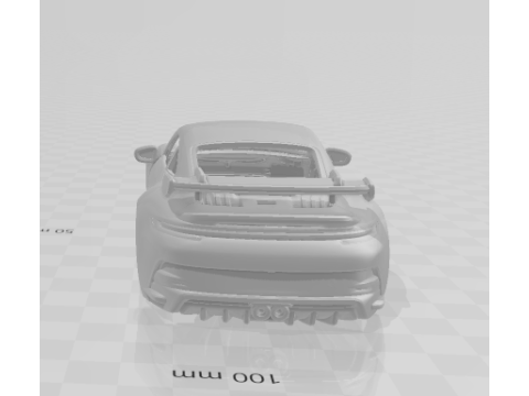 Porsche 911 gt3 Modello di stampa 3D
