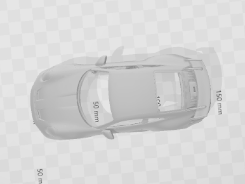 Porsche 911 gt3 Modello di stampa 3D