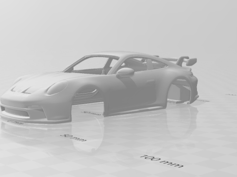 Porsche 911 gt3 Modello di stampa 3D