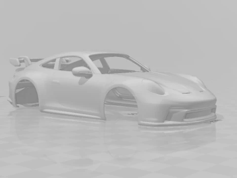 Porsche 911 gt3 3D Print Model