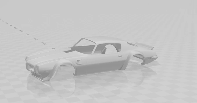 Pontiac custom 3D Print Model .c4d .max .obj .3ds .fbx .stl .blend 