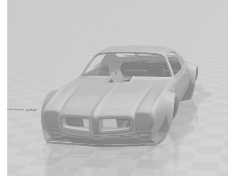 Pontiac custom 3Dプリントモデル