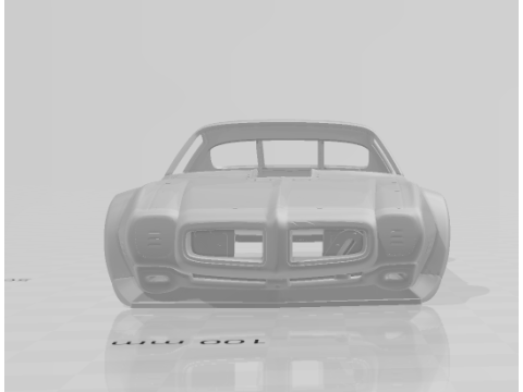 Pontiac custom 3Dプリントモデル