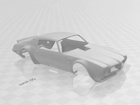 Pontiac custom 3Dプリントモデル