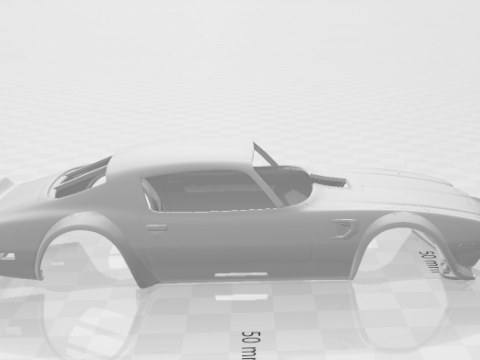 Pontiac custom 3Dプリントモデル