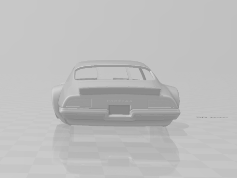 Pontiac custom 3Dプリントモデル