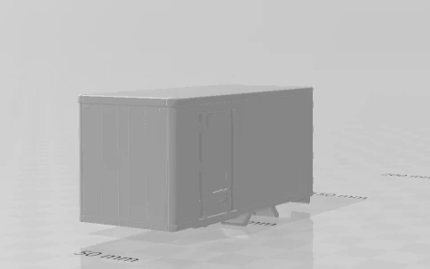 Box body truck 3D Print Model .c4d .max .obj .3ds .fbx .stl .blend 