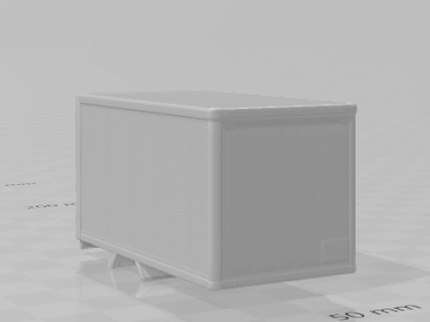 Box body truck 3D Print Model