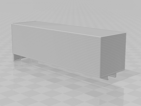 Box body truck 3D Print Model