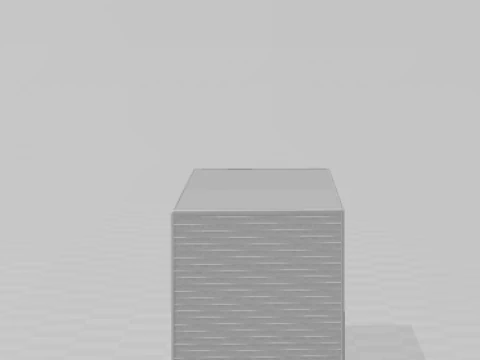 Box body truck 3D Print Model