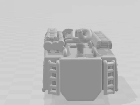 Fire truck body 3D Print Model