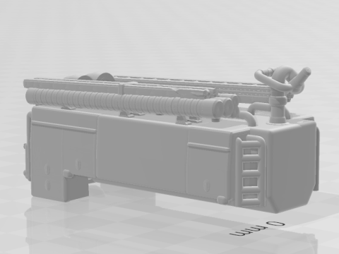 Fire truck body Modelo de Impressão 3D