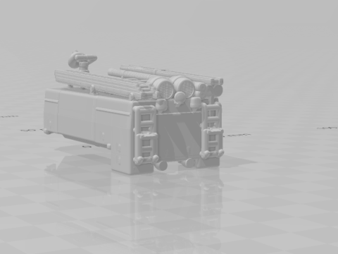 Fire truck body Modelo de Impressão 3D
