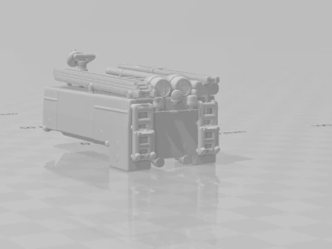 Fire truck body 3D Print Model