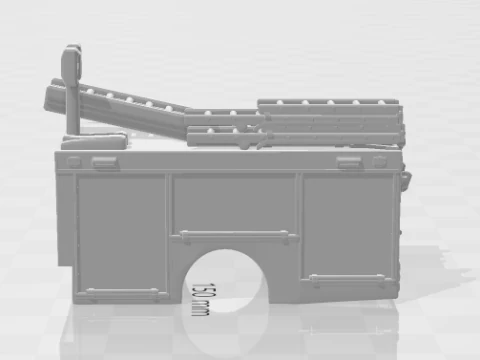 Fire truck body 2 3D Print Model
