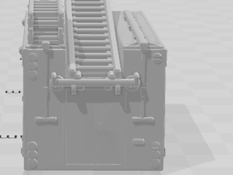 Fire truck body 2 3D Print Model