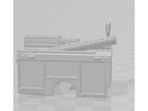 Fire truck body 2 3D Print Model