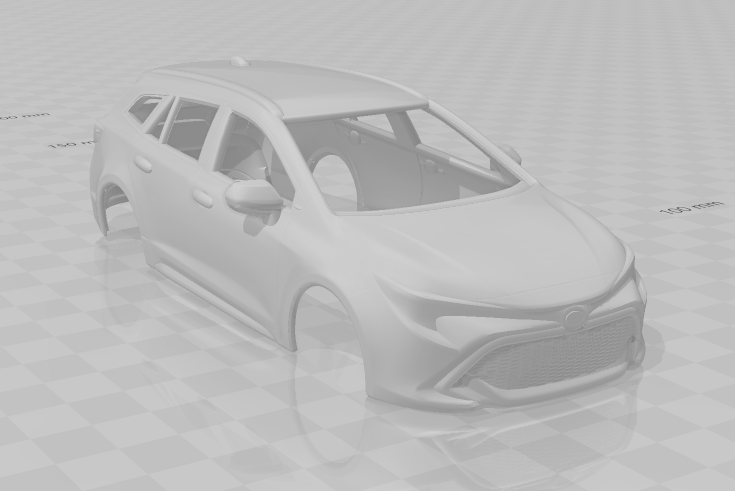 Toyota corolla wagon Modèles 3D en vedette .c4d .max .obj .3ds .fbx .stl .blend