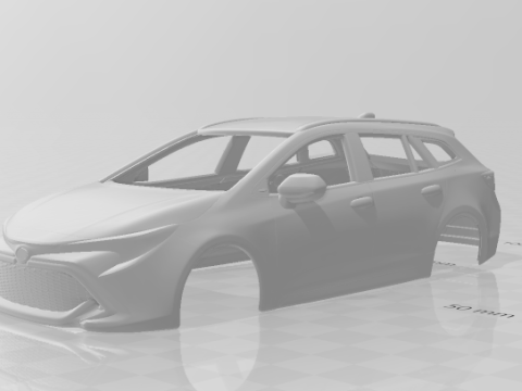 Toyota corolla wagon Modèles 3D en vedette