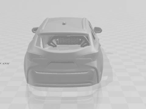 Toyota corolla wagon Modèles 3D en vedette