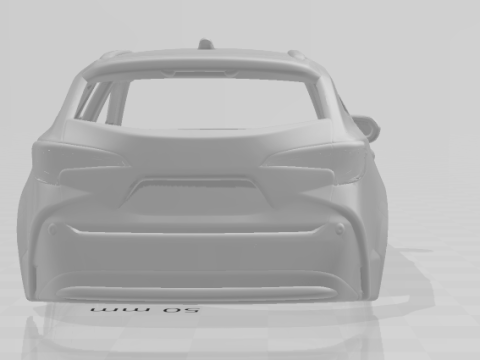 Toyota corolla wagon Modèles 3D en vedette