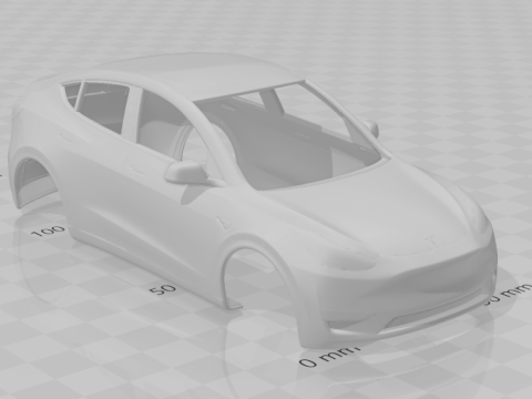 Tesla model y 3D Принт Модель