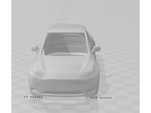 Tesla model y 3D 프린트 모델
