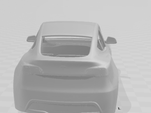 Tesla model y 3D 프린트 모델