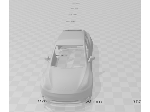 Tesla model y 3D 프린트 모델
